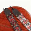 Guitar Strap Embroidery Bohemian Style Adjustable Cotton Ukulele Shoulder Belt
