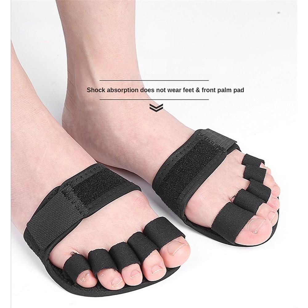 Universal Toe Separator Soft Forefoot Pads Orthotics Straightener for Realign Crooked Toes Hallux Valgus Correction for Ballet