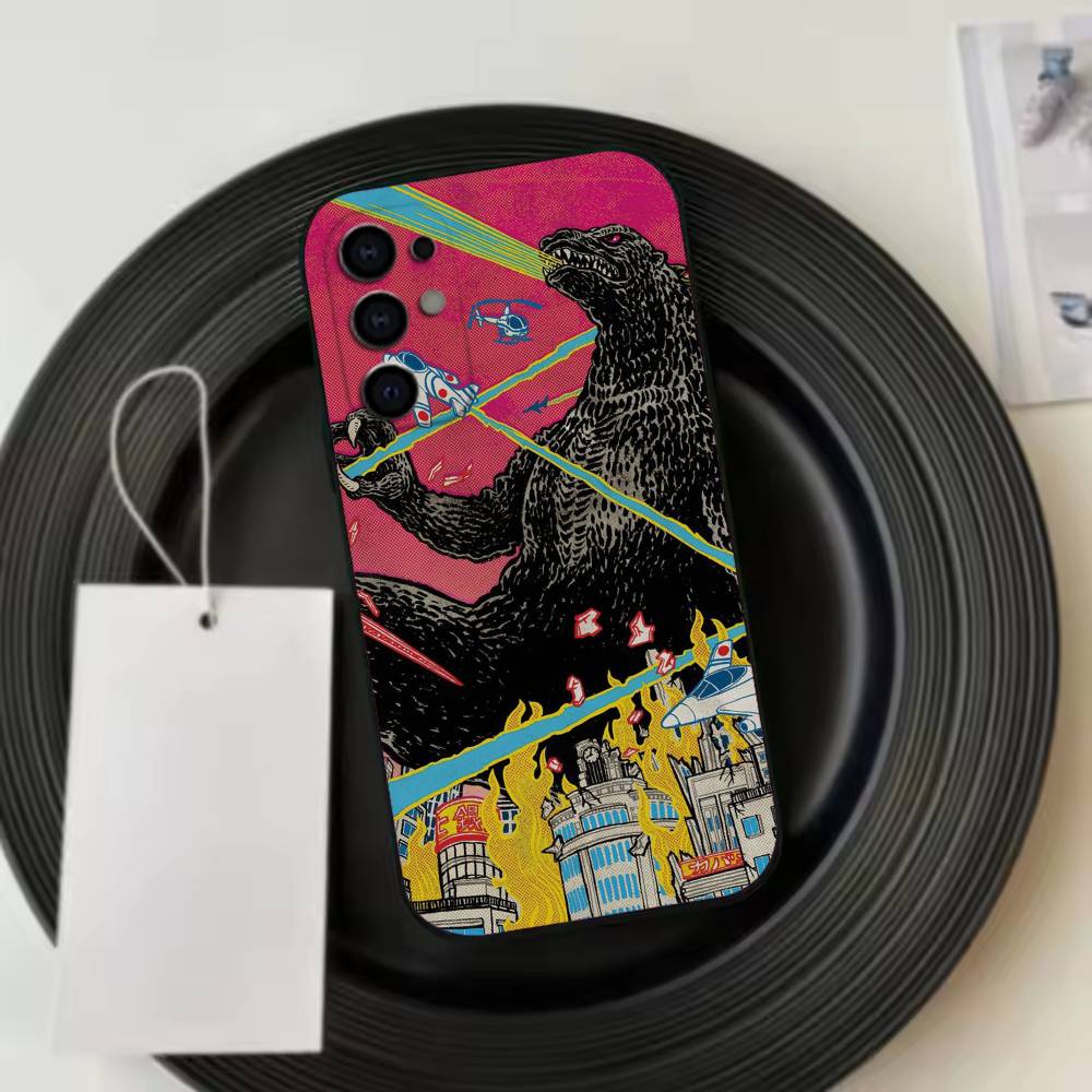 Japan Monster G-Godzillas   Phone Case For Samsung S25,S24,S21,S22,S23,S30,Ultra,S20,Plus,Fe,Lite,Note,10,Black Cover
