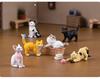 Cute 6-Piece Cat Figurine Set - DIY Dollhouse Ornament for Miniature Landscape & Desk Decor