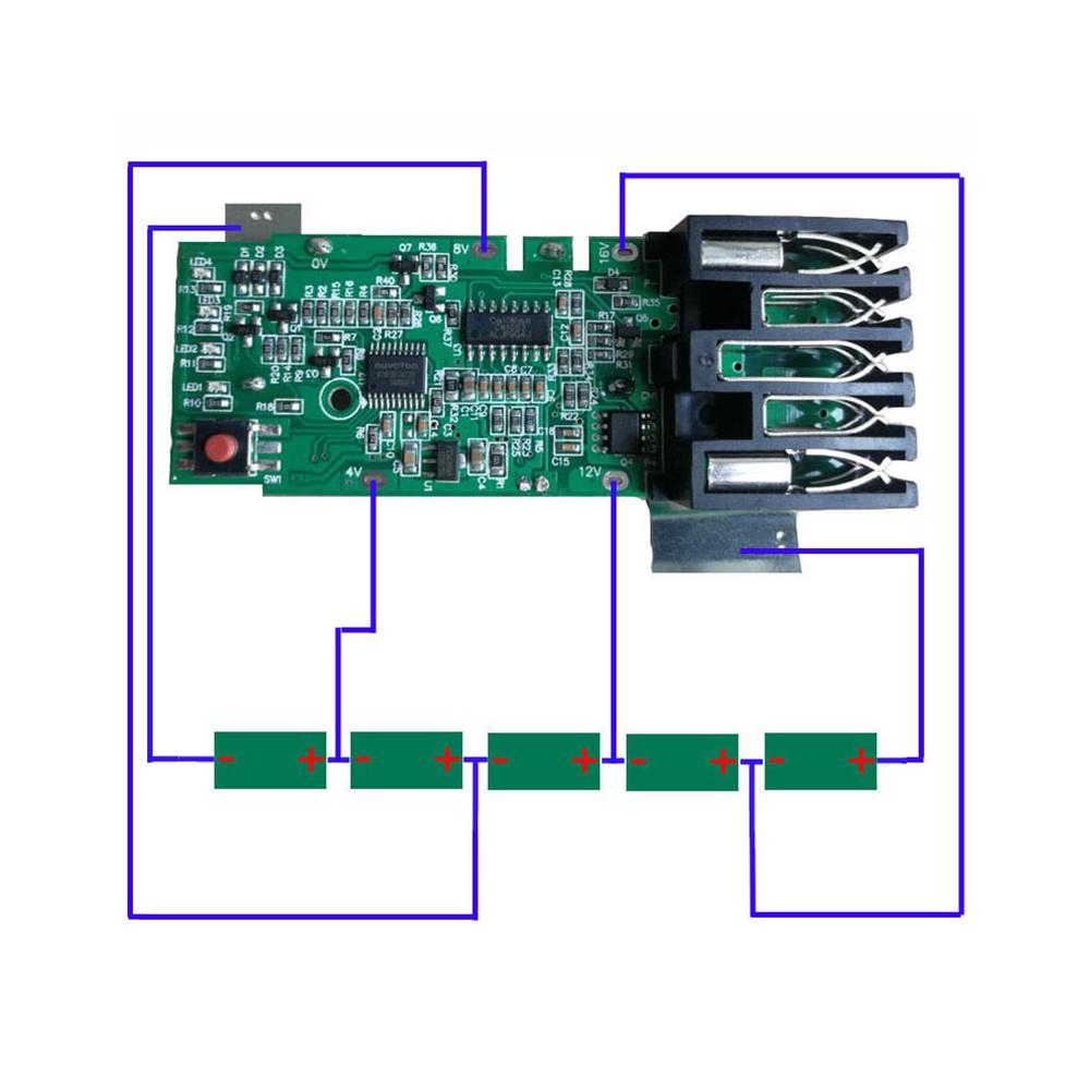 M18 Lithium-Akku PCB-Platine
