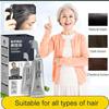 80ml Fruit Essence Hair Dyeing Comb Hair Color Cream Black Brown For Women Grandma Grandpa
