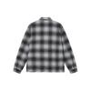 Stussy Paul Shadow Plaid Zip Shirt 'Black White' Men's 1110238