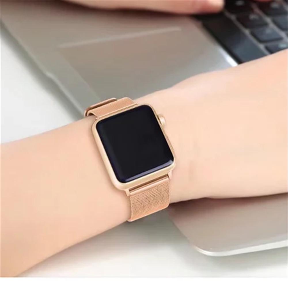 

Миланская петля из нержавеющей стали с пряжкой ремешок для часов Apple Watch 38 мм GD