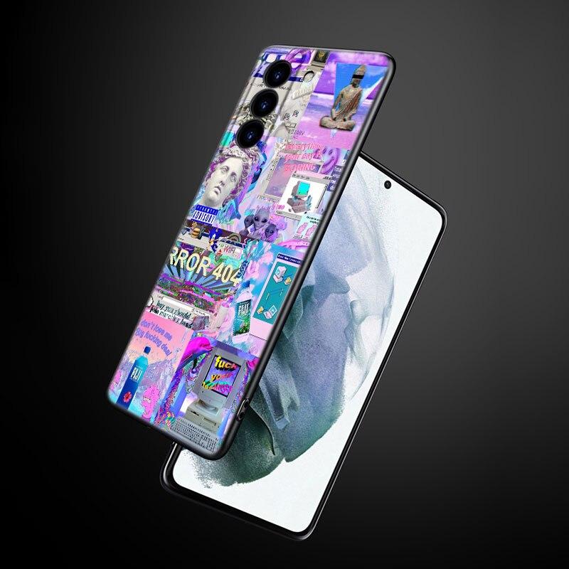 Funny Art Aesthetic David Mona Lisa Phone Case For Samsung Galaxy S22 Pro S21 S20 Ultra FE S10 Lite 5G S10E S9 S8 Plus Cover