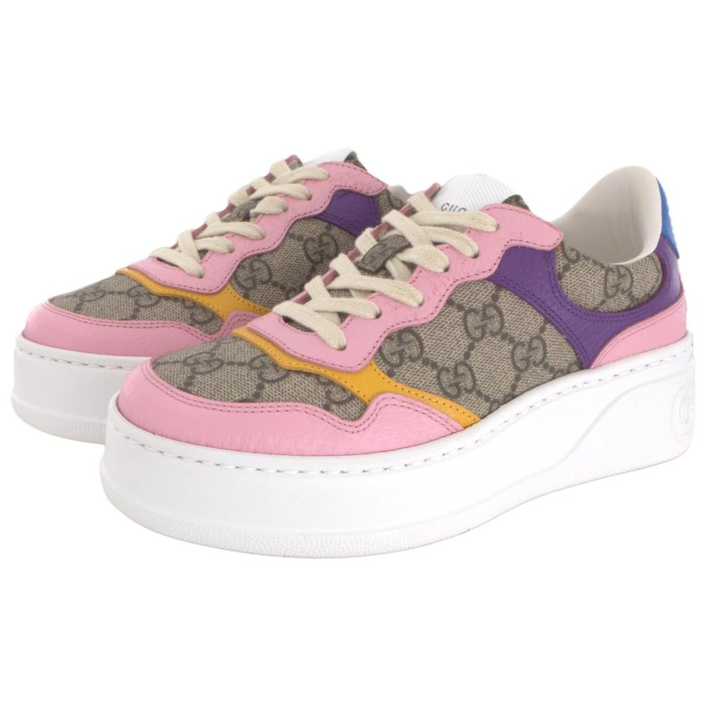 Gucci GG Sneakers Beige Women's 726850 FABAW 9785