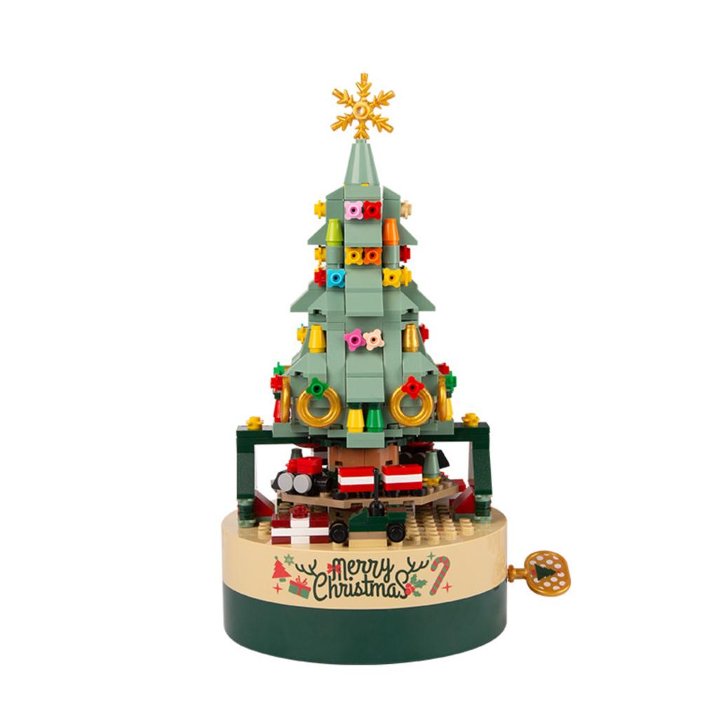 Christmas Tree Building - A Kids' STEM Educational Gift With Light-Up Base And Ornaments