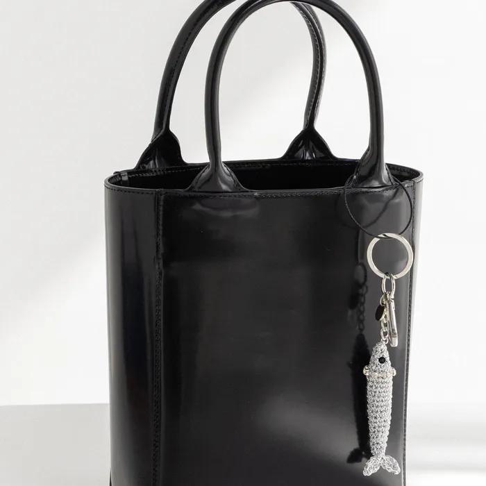 ANCHOVY KEYRING-SILVER