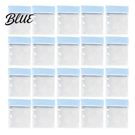 Reusable Ring Storage Portable Seal Travel Sliding Bag Bags Jewelry Lock Design Pill Organizer Bag Multi-Colored Labels for Daily