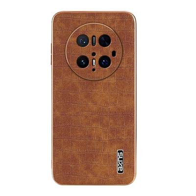 AZNS Etui na Huawei Mate 70 Pro/70 Pro+ Elektroplaterowana Tekstura Krokodyla PU+TPU Pokrowiec na Telefon