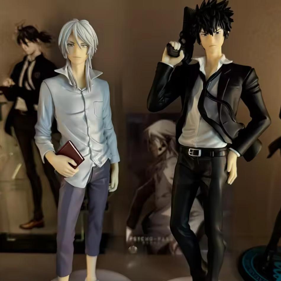 18cm Psycho-Pass Makishima Shogo Anime Figur Parade Kougami Shinya Action Figur Kagari Shuusei Figur Modell Puppe Spielzeug
