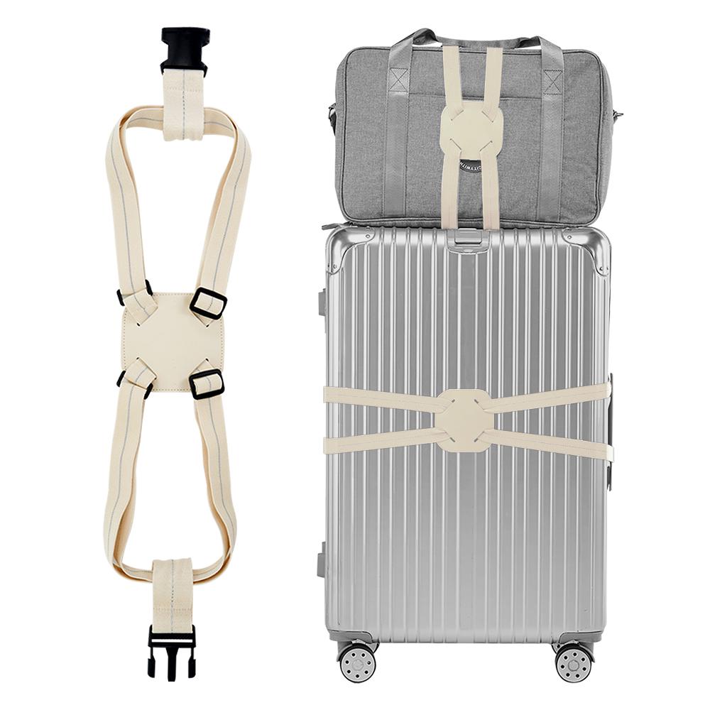 Elastic Luggage Straps for Cross-Packing and Reinforcement