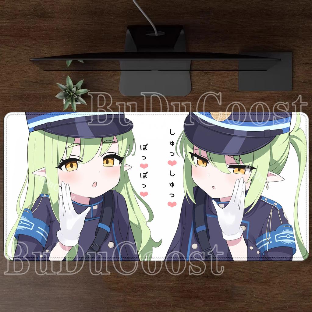 HD Printing Blue Archive Mousepad Highlander Railroad School Nozomi Hikari Anime Girl Mouse Pad Keyboard Non-slip Base Desk Mat
