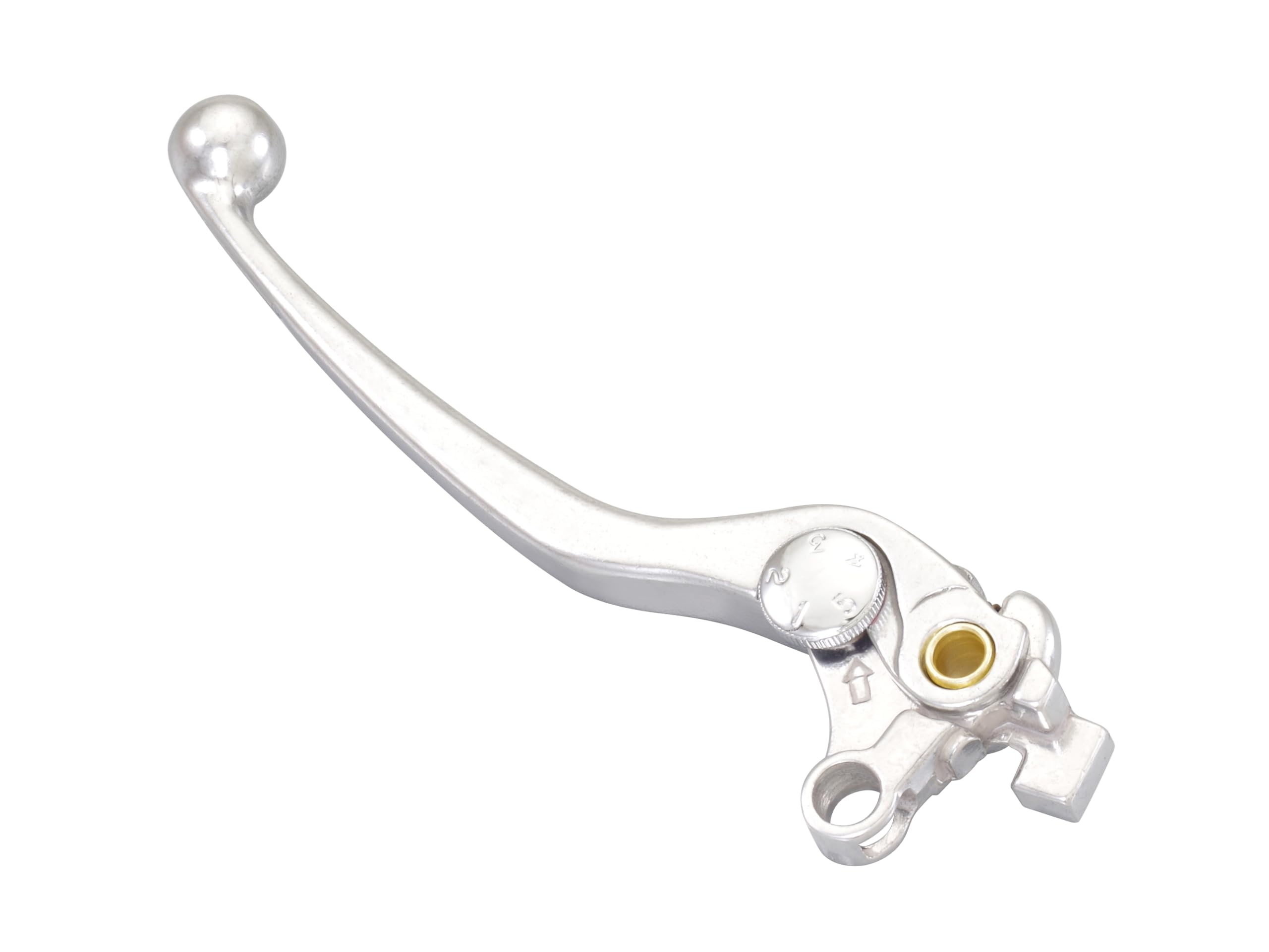 KITACO Left Replacement Compatible with OEM Part for Part Number Lever, Side, SL-07, Part, Number 57500-24F30, GSX-1300R Hayabusa, etc., Silver,