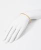 Maison Margiela Bangle SM1UY0064 SV0158 Logo Yellow Gold Plating Burattato Brand 4 Women's Size [Used]