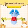 Elephant Shaking Sound Plush Pet Toy for Cats and Dogs