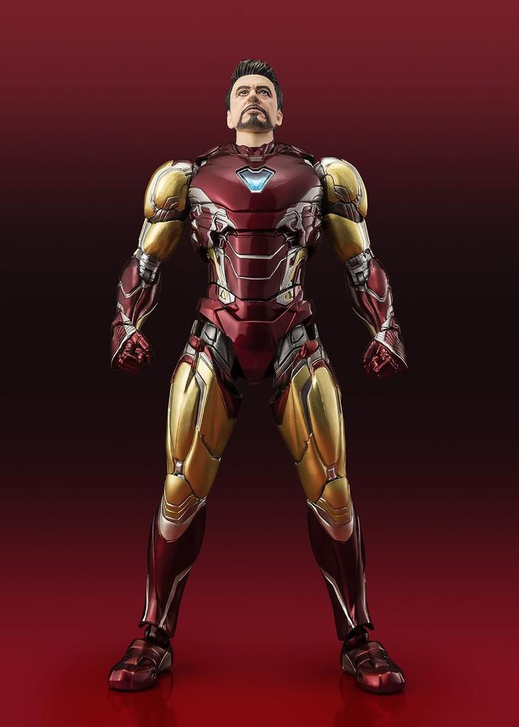 Tamashii Nations S.H. Figuarts Avengers Endgame Iron Man Mark 85 Articulated Figure 155mm ABS PVC Die-cast Painted