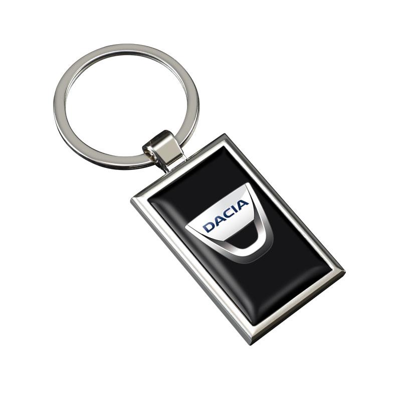 Zinklegierung Auto Schlüsselanhänger Auto Schlüsselanhänger Anhänger Dekoration Zubehör für Dacia Bigster Spring Duster Sandero Jogger Dokker Lodgy