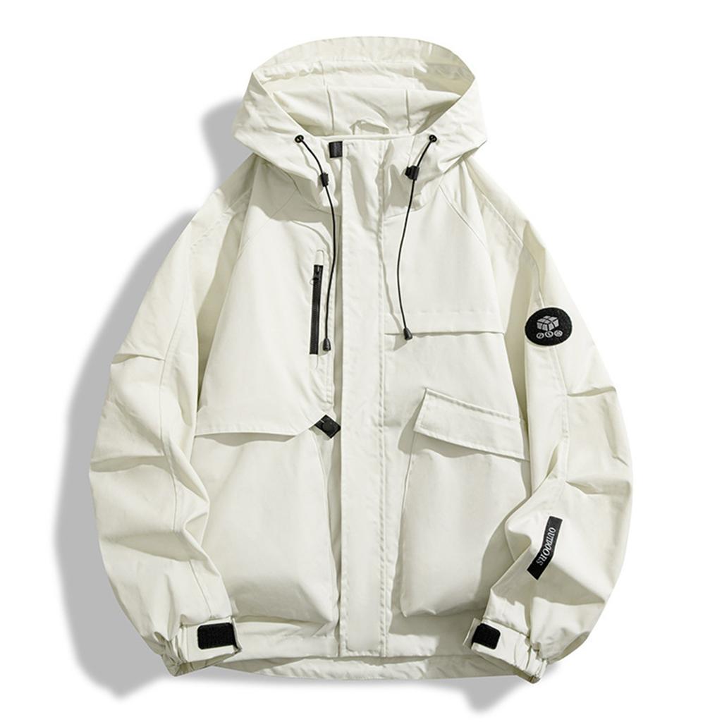 Women's Solid Color Fashionable Hooded Jacket