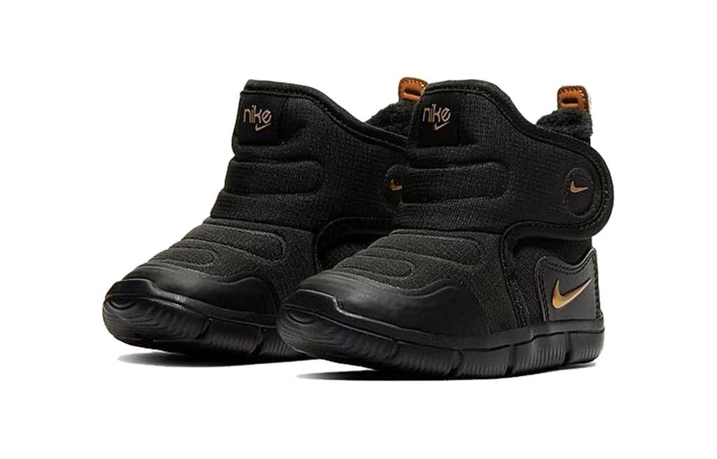 Nike Novice Boot TD Comfortable Casual Shoes Black Gold Infant And Toddler AV8338-001