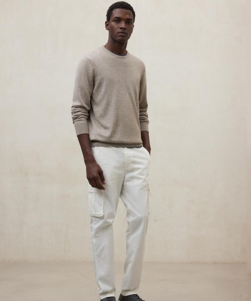 Ekoalpeu Men'S Beige Bayona Sweater