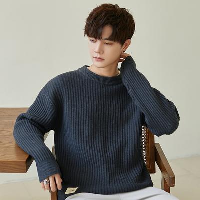 Rundhals-Pullover Herren Strickpullover Neu Pullover Innenpullover High-End Oberbekleidung Unterziehpullover Herbst und Winter