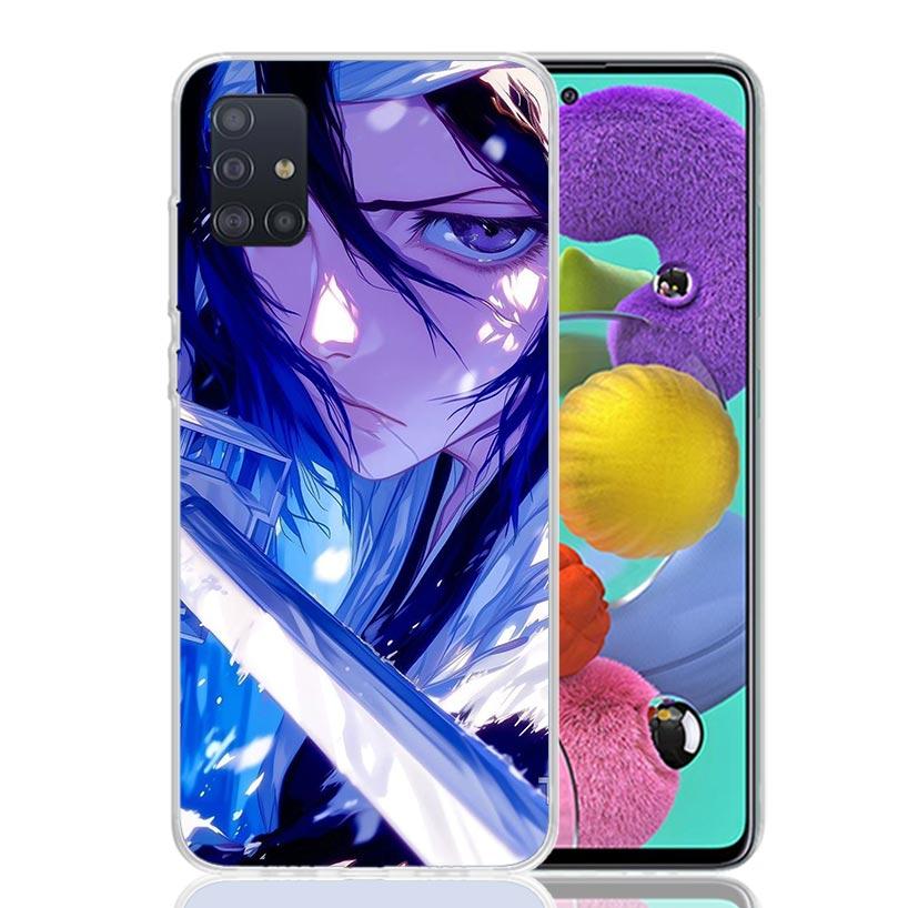 Bleach Kuchiki Rukia Phone Case For Samsung Galaxy A52 A32 A22 A12 A02S A50S A30S A51 A31 AA71 Note 20 Ultra 10 S10 Plus Galaxy