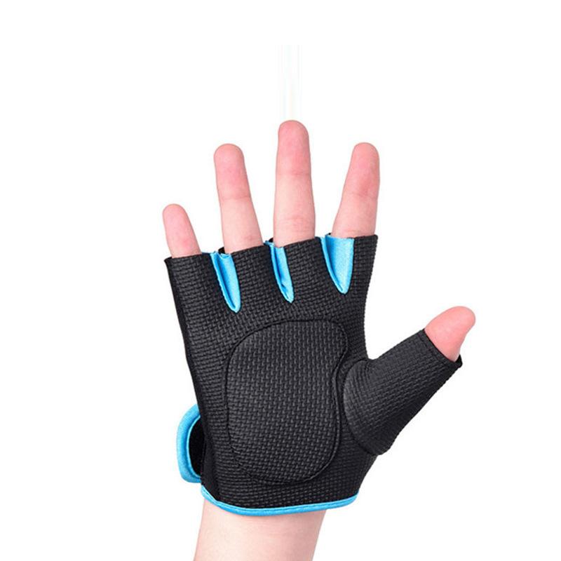 Custom Logo Weightlifting Half-Finger Breathable Non-Slip Water Resistant Unisex Gym Gloves for Workout and Sports