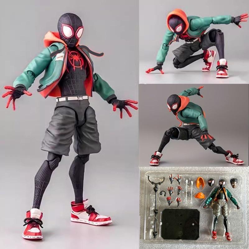 Sentinel Across the Spider-Verse Miles Morales Spider-Man Super Articulated Action Figure Marvel Collectible Model Toy