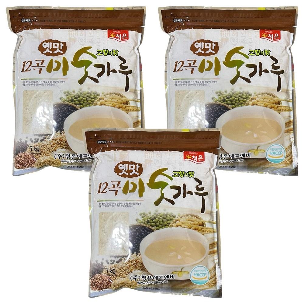 Cheongeun F&B Yetmat 12-Grain Misugaru 3 pcs 1kg Ingredients: may be subject to change at the manufacturer’s discretion. For | 3 pcs 1kg
