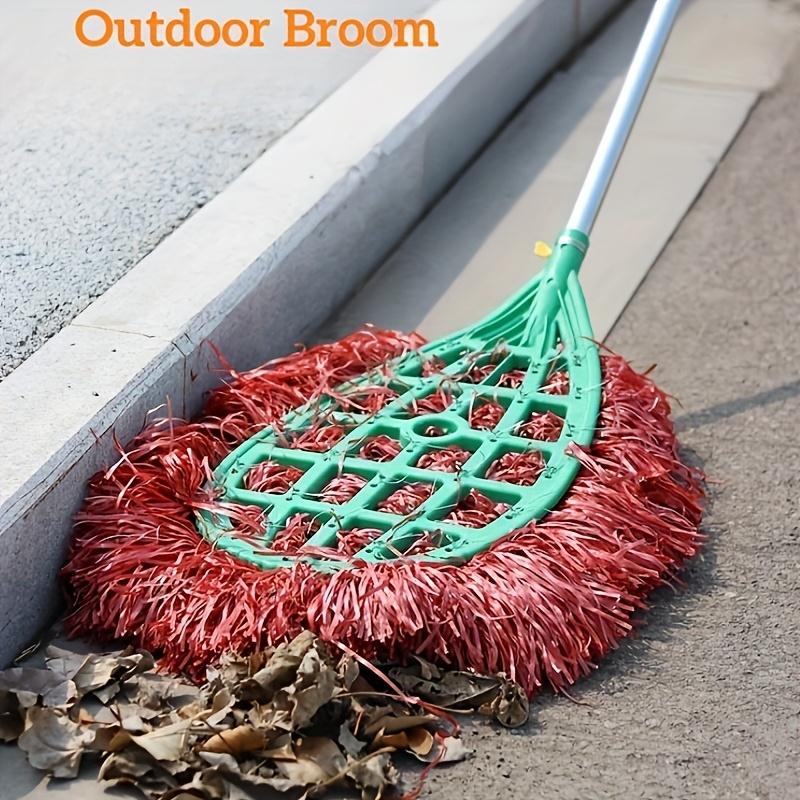 This Is a Very Large Broom, with a Bent Handle to Save Bending And Cleaning. It Is Suitable for Outdoor And Patio Cleaning. Plastic Broom.