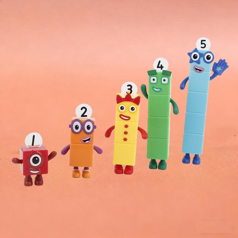 Cartoon Anime Figurine Building Blocks Toy Cake & Desk Ornament