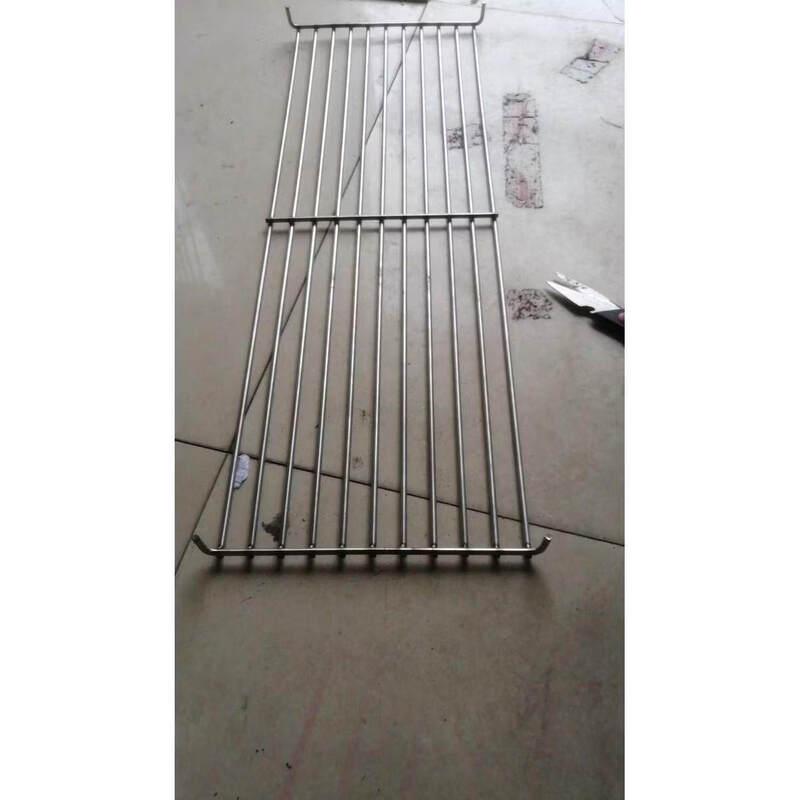 Stainless Steel Rectangular BBQ Grill Net with Feet