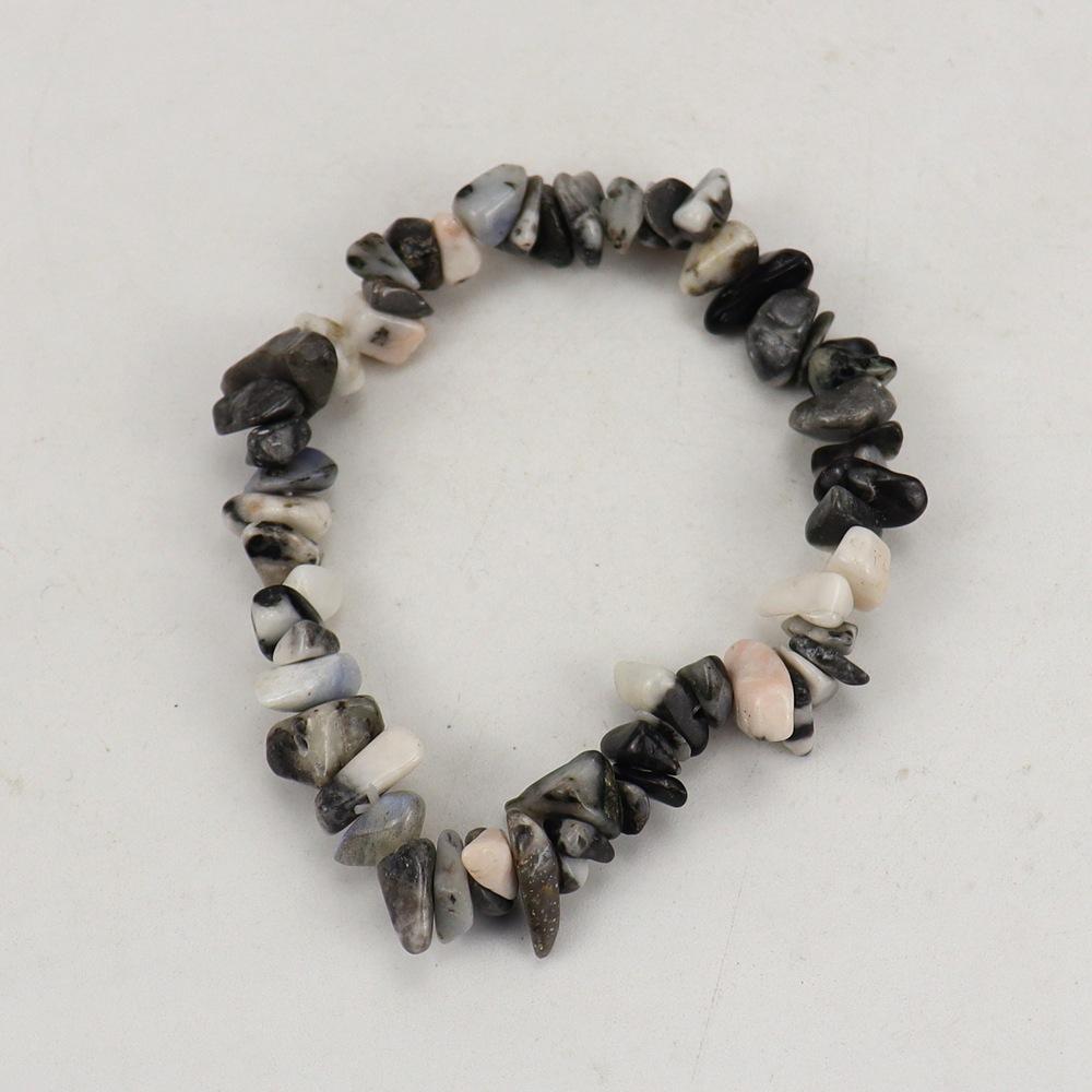 Handmade Beads, Natural Crystal Gravel Bracelet Bracelet B54