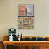 1Pc Vertical Tin Wall Plate Metal Poster 2030cm / 3040cm Retro Vintage Decor For Home Cafe Bar Garage Living Room