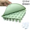 2/3/4/30 Grid Ice Cube Tray Mold for Tumbler Stanley Cup Silicone Cylinder Ice Cube Maker Mold with Lid For 20oz 30oz 40oz