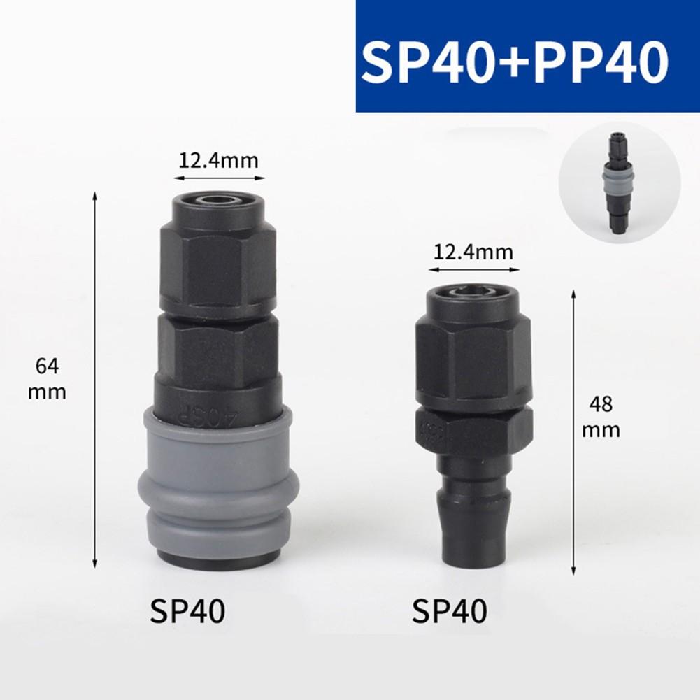 Energy Saving Pneumatic Connectors with Self Sealing Functionality