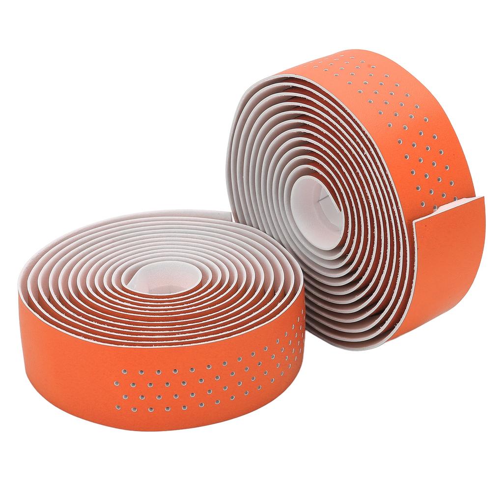 Sykkelstyretape Sklisikker Landeveissykkel Styretrekk med Endepropper for Landeveissykling Sølv