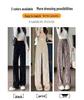Golden Velvet High-Waist Fleece-Lined Wide-Leg Pants for Women - Slimming & Casual Autumn/Winter Trousers