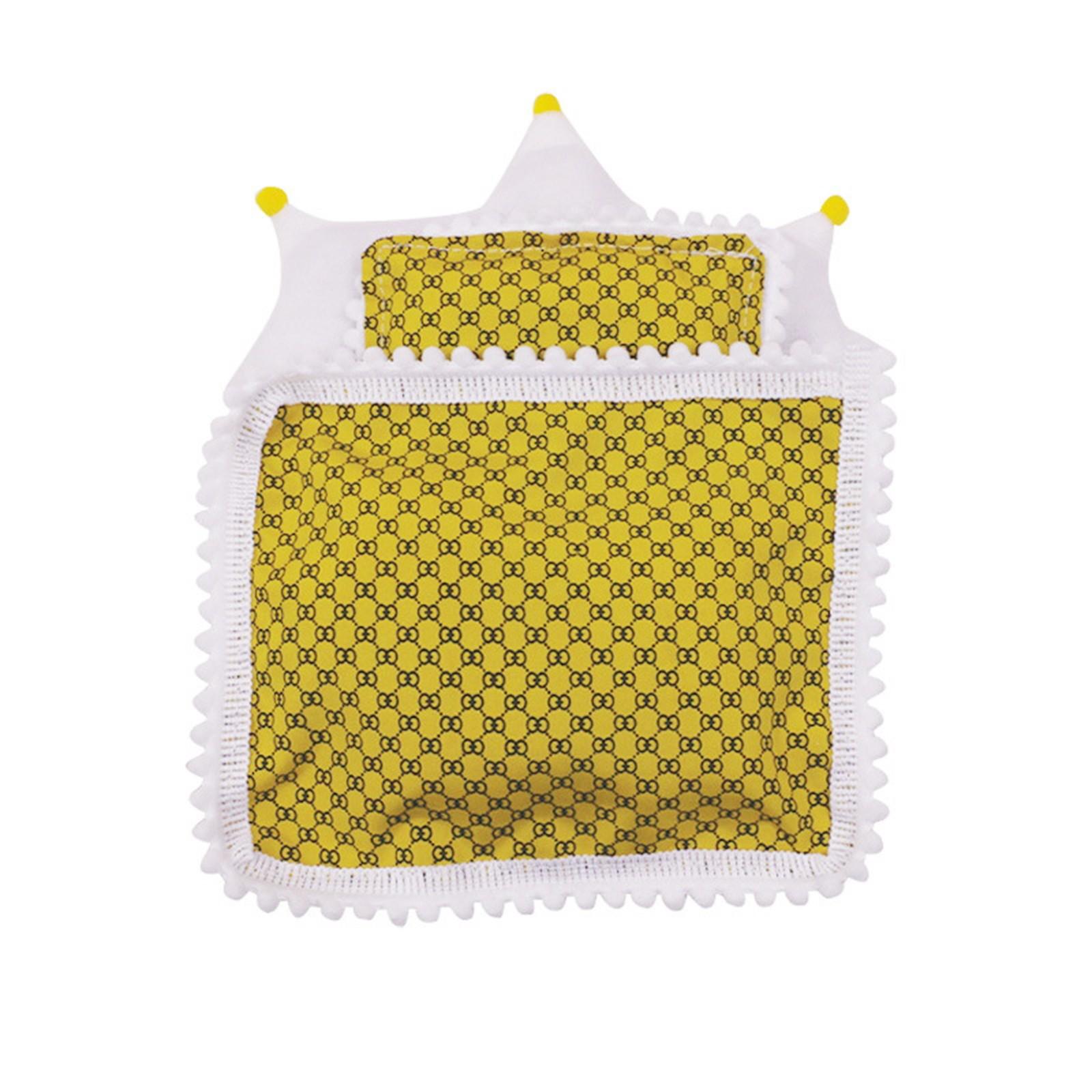 

Cute Plush Toy Accessories Sleeping Blanket Pillow Bed 3-piece Plush Toy One Size