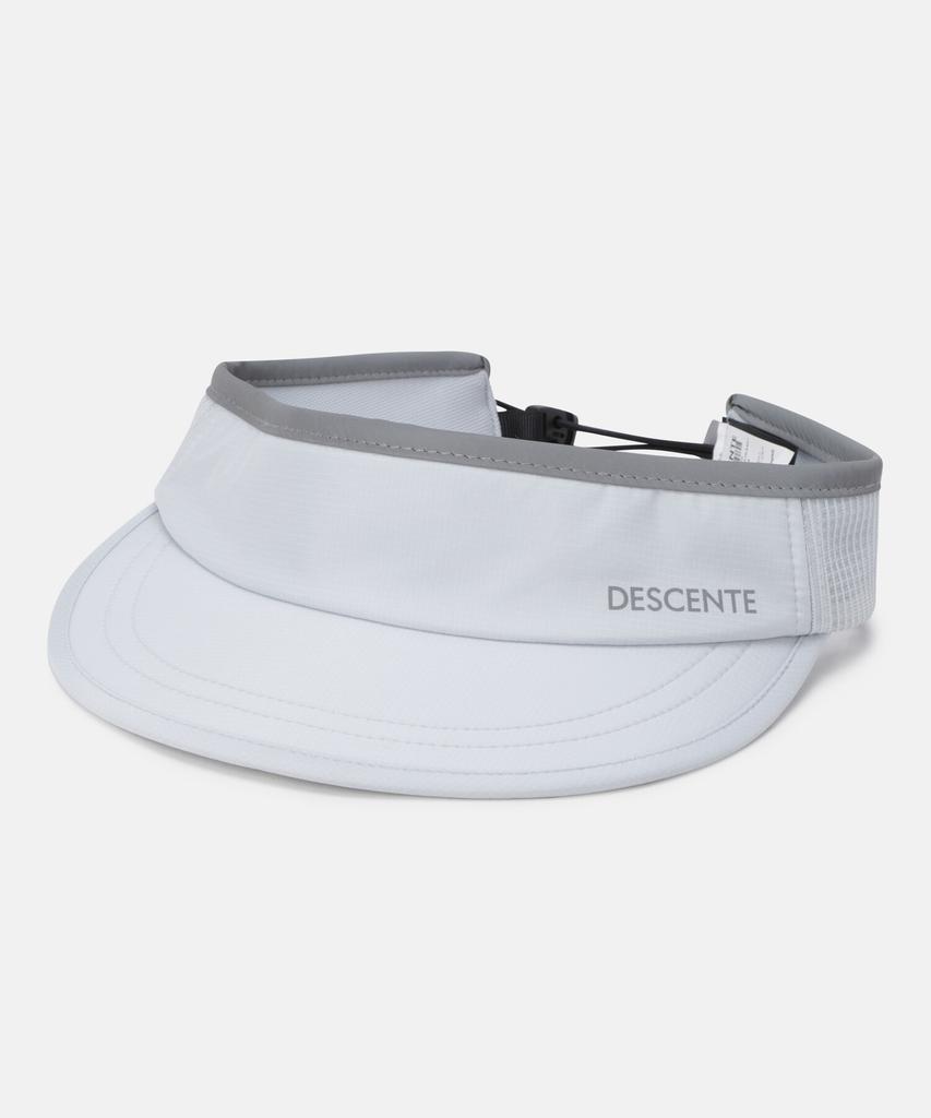 DESCENTE Running Ultralight Packable Visor Grey Sr123Rcp14