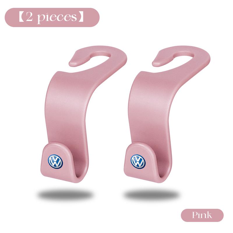 Car Seat Headrest Hook For Volkswagen VW Scirocco Jetta Beetle Golf 4 5 6 mk8 Passat Polo B5 Tiguan Backrest Hanger Storage Hook zj3