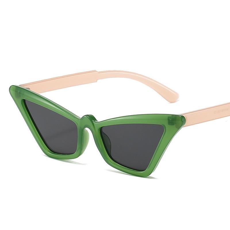 

New Trendy Cat Eye Y2K Sunglasses for Women Girls Cateye Oversized Fashion Sexy Frame Shades Pink Cute Accessories