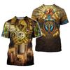 T-shirt Égyptien Imprimé en 3D Hommes Rétro Motifs Égypte T-shirts Été Harajuku Amples T-shirts Manches Courtes Unisexe Hauts à Col Rond