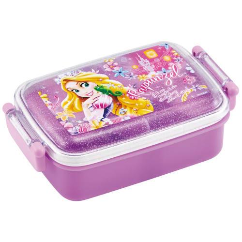 Skater Kids' Lunch Box, Single Tier, 450ml, Domed Design, Disney Tangled, 24-Inch, Antibacterial, Made in Japan (RBF3ANAG-A)
