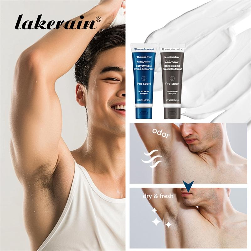 Men's Cream Body Deodorant Ocean Fragrance Wood Fragrance Men's Sport Deodorant Cream