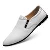 Men's Genuine Leather Loafers: Spring/Summer Slip-On Casual Driving Shoes