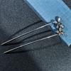 Chinese Style Hair Stick For Women Girls Vintage Hairpins Fashion Metal U-shaped Hair Clip Pins Hair Accessories
