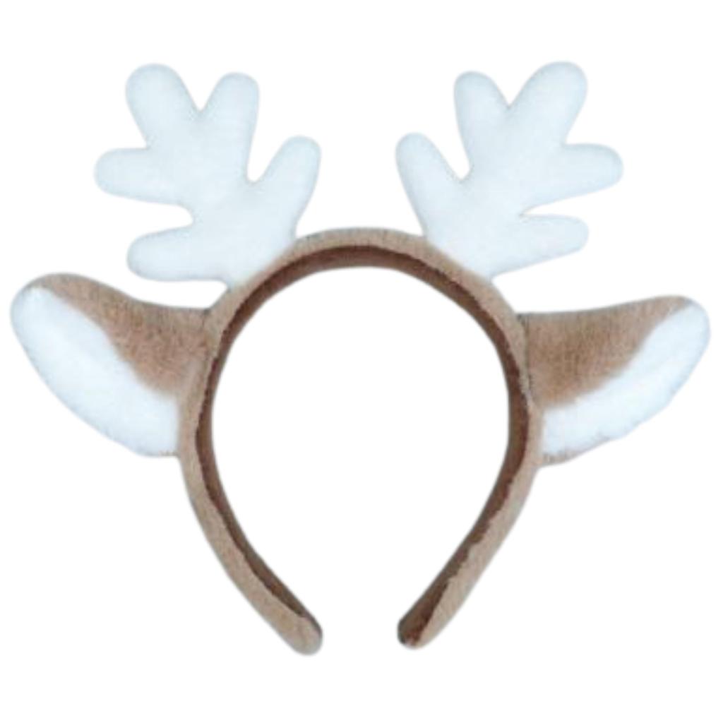 Cosplay Reindeer Headband (Brown x White)