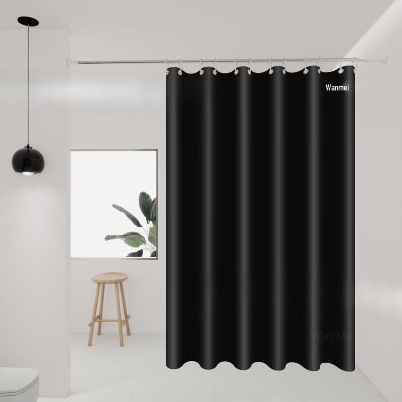 Yipan Punch-Free Shower Curtain Set